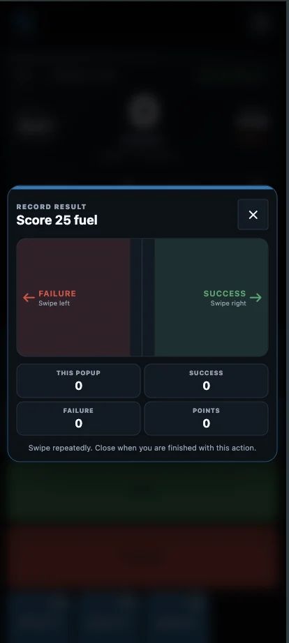 Neptune live scouting success and failure swipe