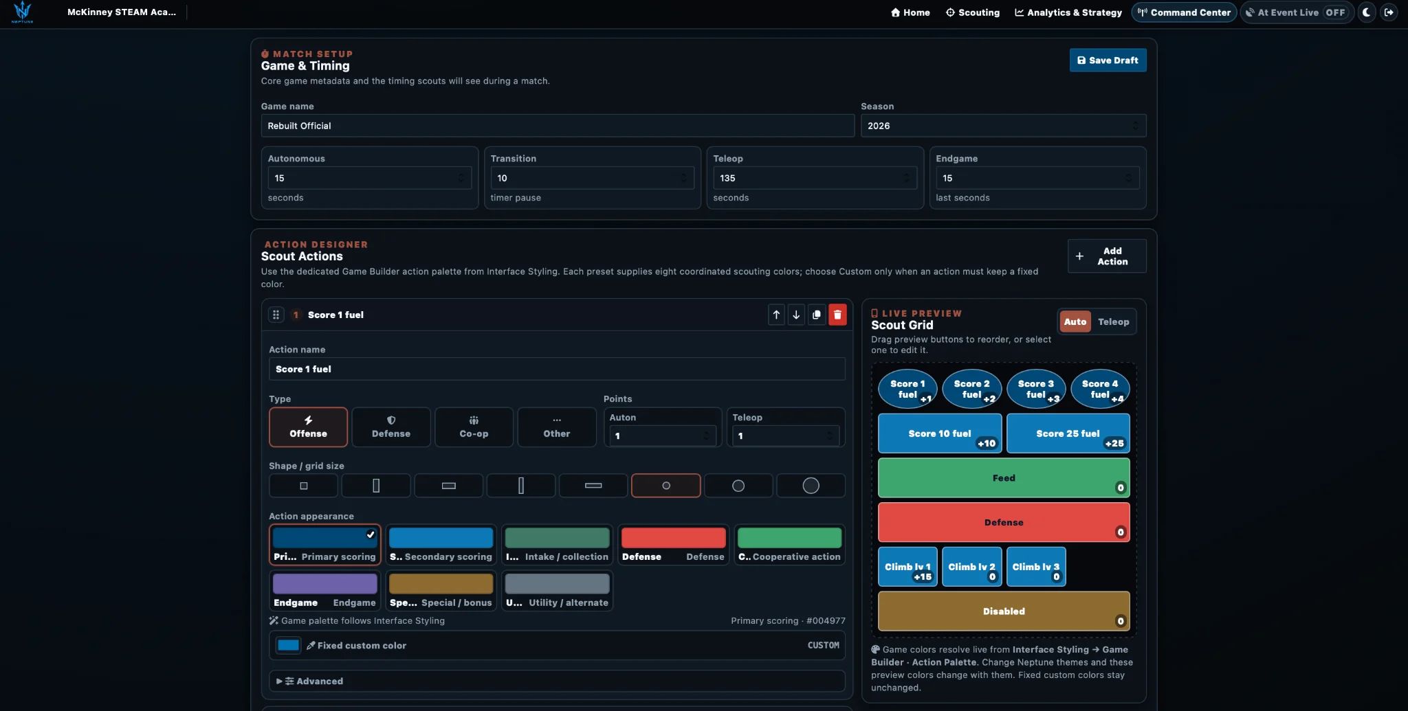 Neptune Game Builder